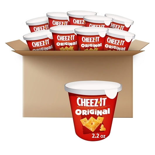 10 Count Cheez-It Original On the Go Cups, 2.2 oz Each