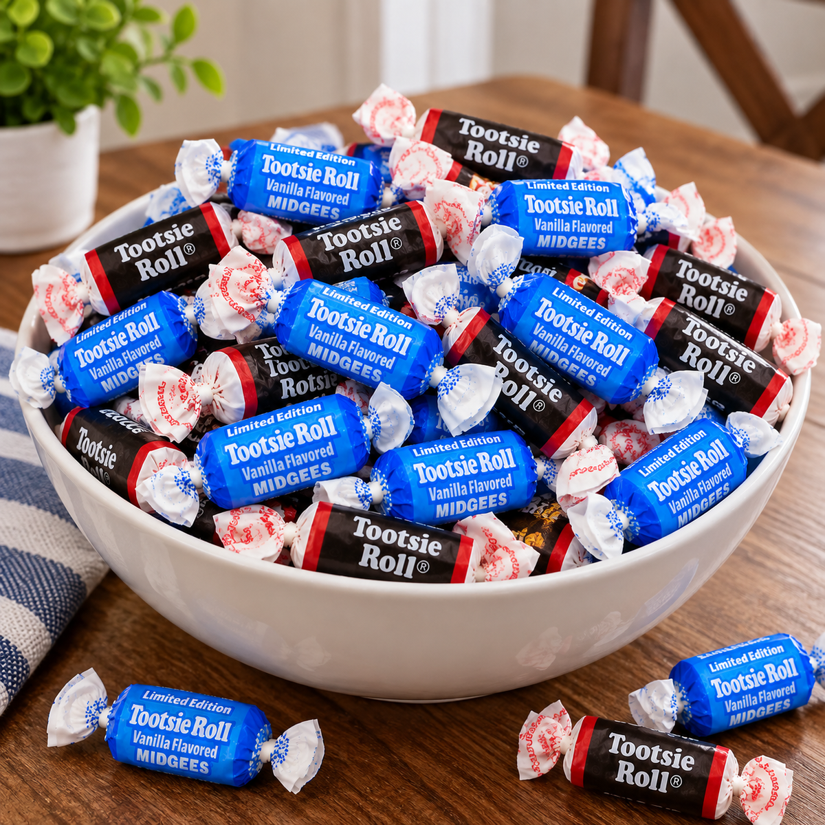 Tootsie Roll Original & Vanilla Midgees Candy Mix, 1 lb Bag