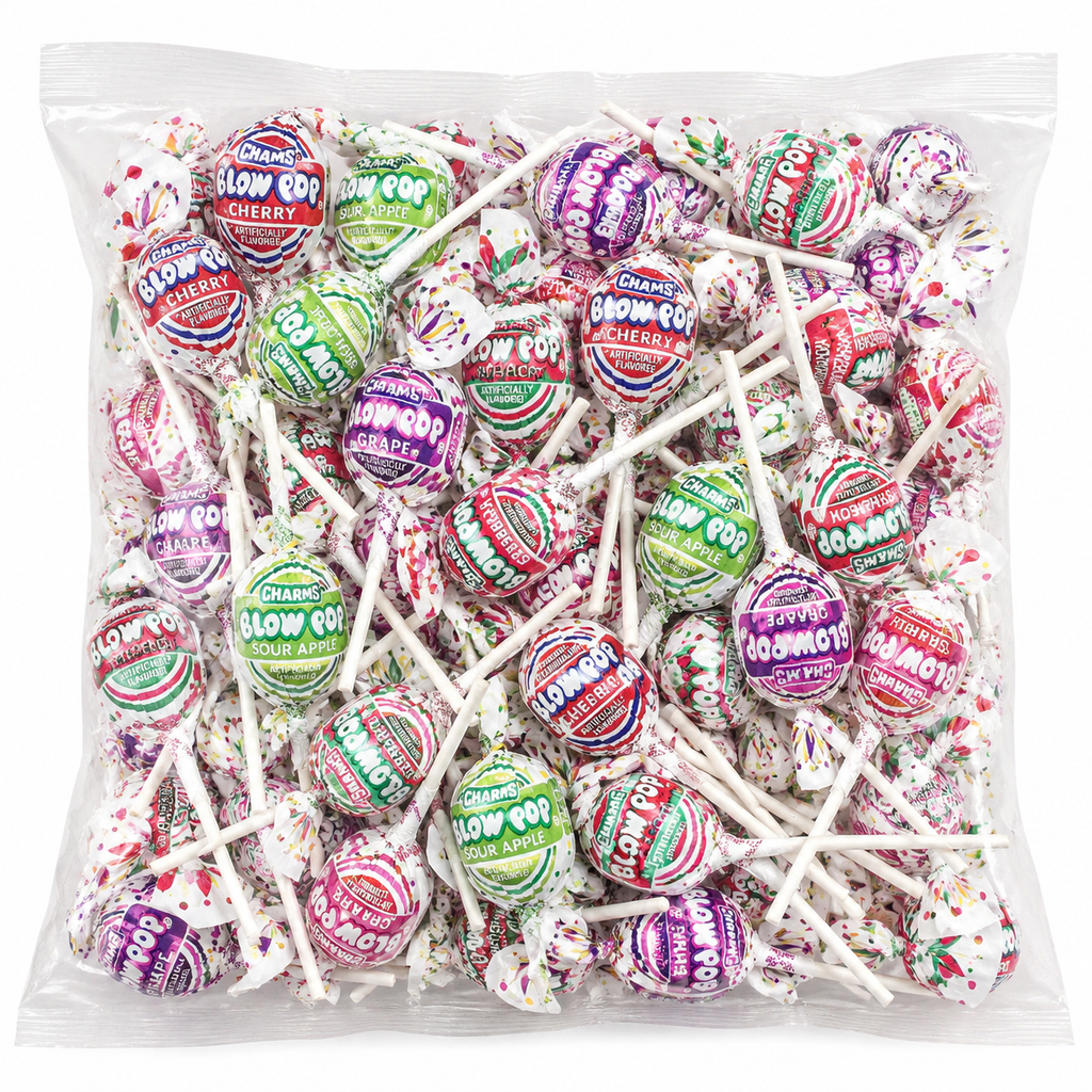 Blow Pops Bulk Bag Assorted Flavors Lollipops