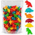 1 Pound Assorted Dinosaur Gummy Candy, Bulk Bag