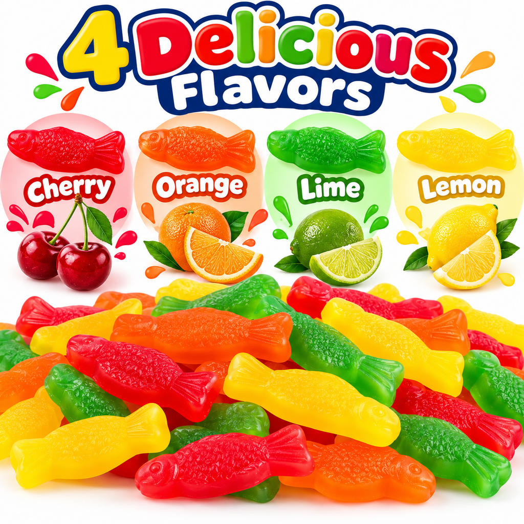 Assorted Juju Fish Candy, 1 LB