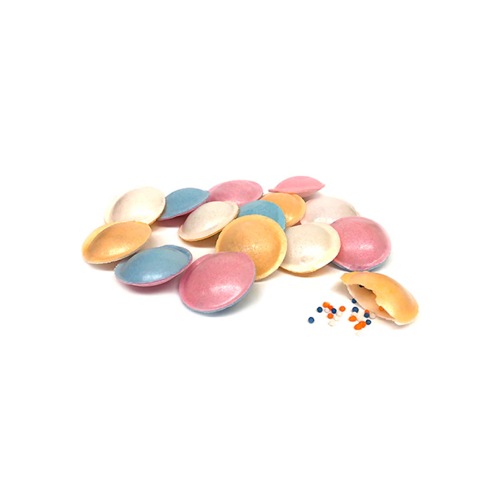 Gerrit’s Satellite Wafers Candy 240 Count Bulk Pack, Flying Saucer Candy with Assorted Candy Beads, Nostalgic Crispy Treat
