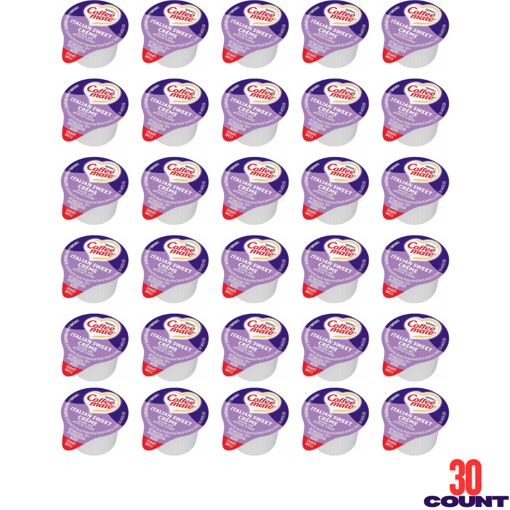 Coffee Mate Creamer Singles 30 Count, Single Serve Coffee Creamers, No Refrigeration, Choose Your Flavor