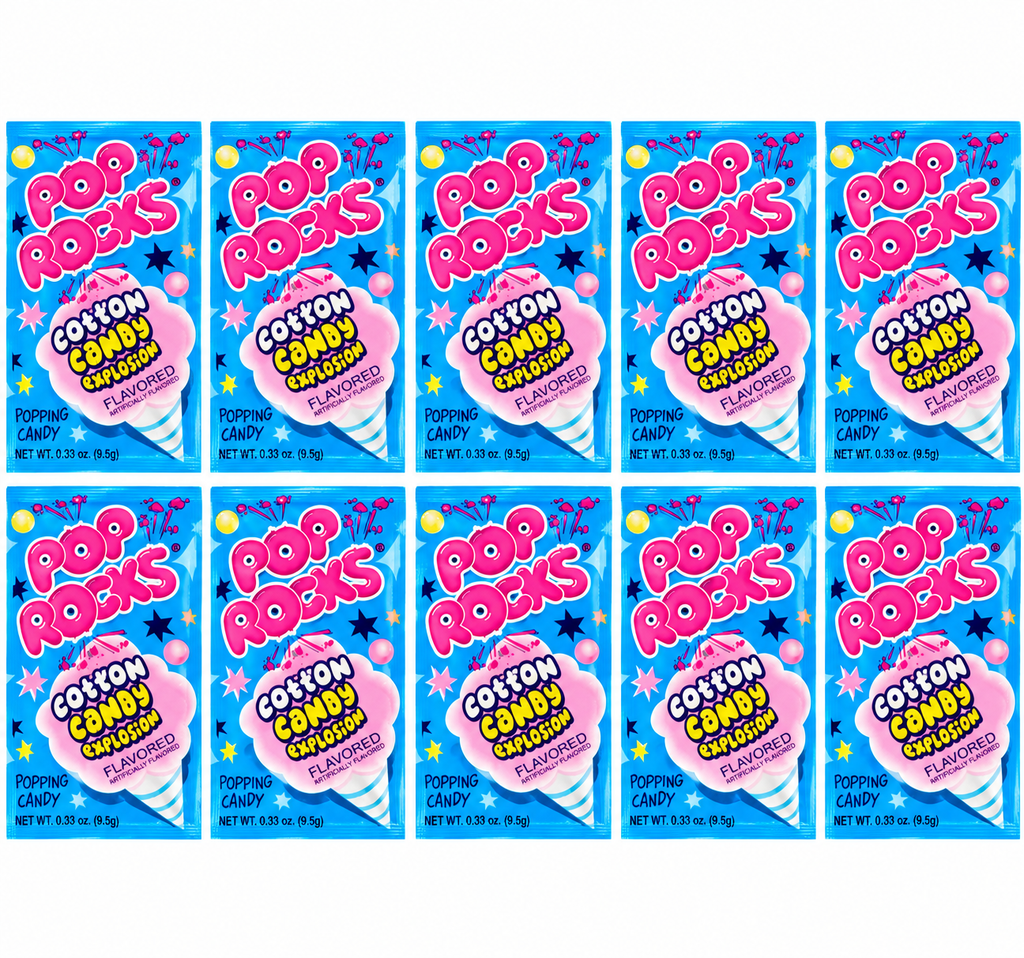Pop Rocks Popping Candy 10 Pack Choose Your Flavor Fun Fizzy Crackling Candy Individual Packs Party Favors Snacks