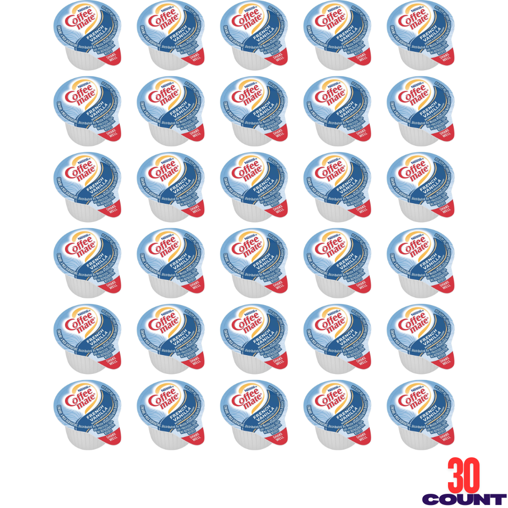 Coffee Mate Creamer Singles 30 Count, Single Serve Coffee Creamers, No Refrigeration, Choose Your Flavor