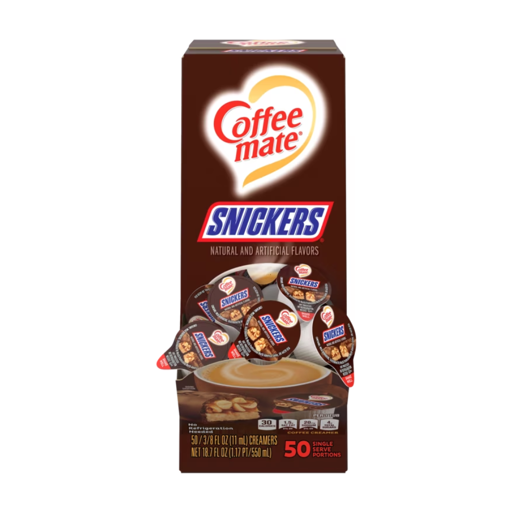 Nestle Coffee Mate Liquid Coffee Creamer Singles, 50 Ct Box (1 Count)
