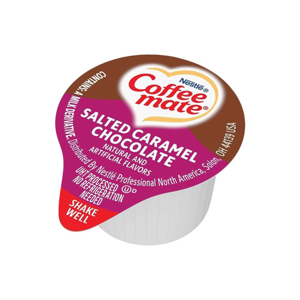 Coffee Mate Liquid Creamer Singles Variety Pack 60 Count, 4 Flavors, No Refrigeration, Single Serve Coffee Creamers