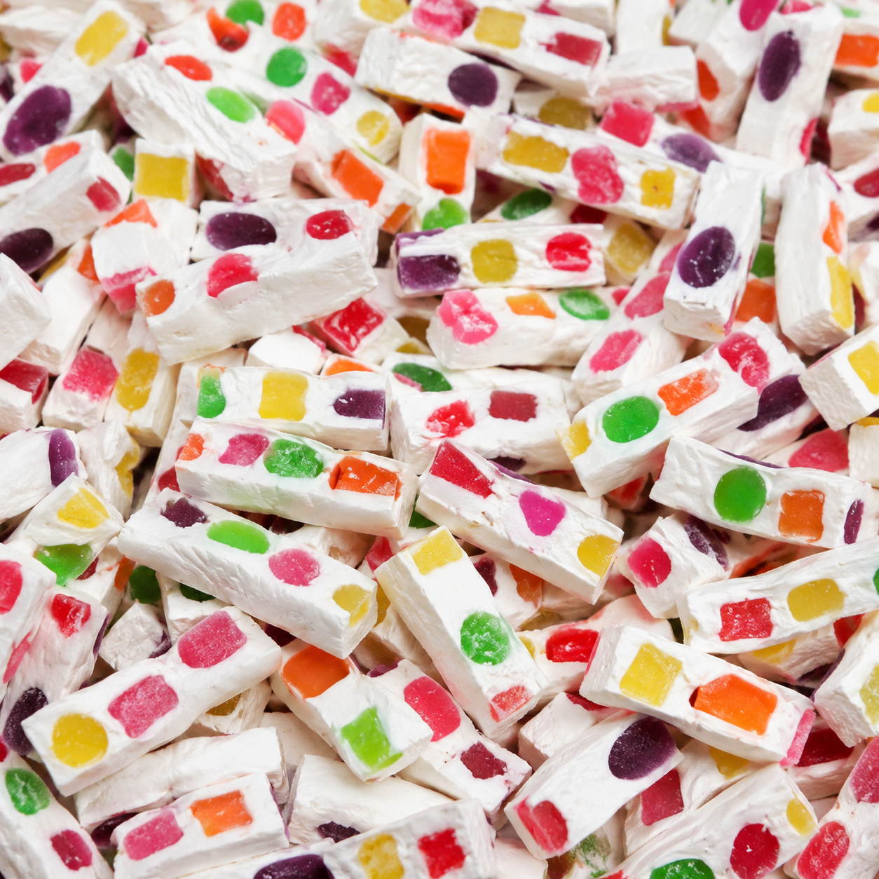 Jujube Nougat Tropical & Original Mix, Soft Chewy Candy