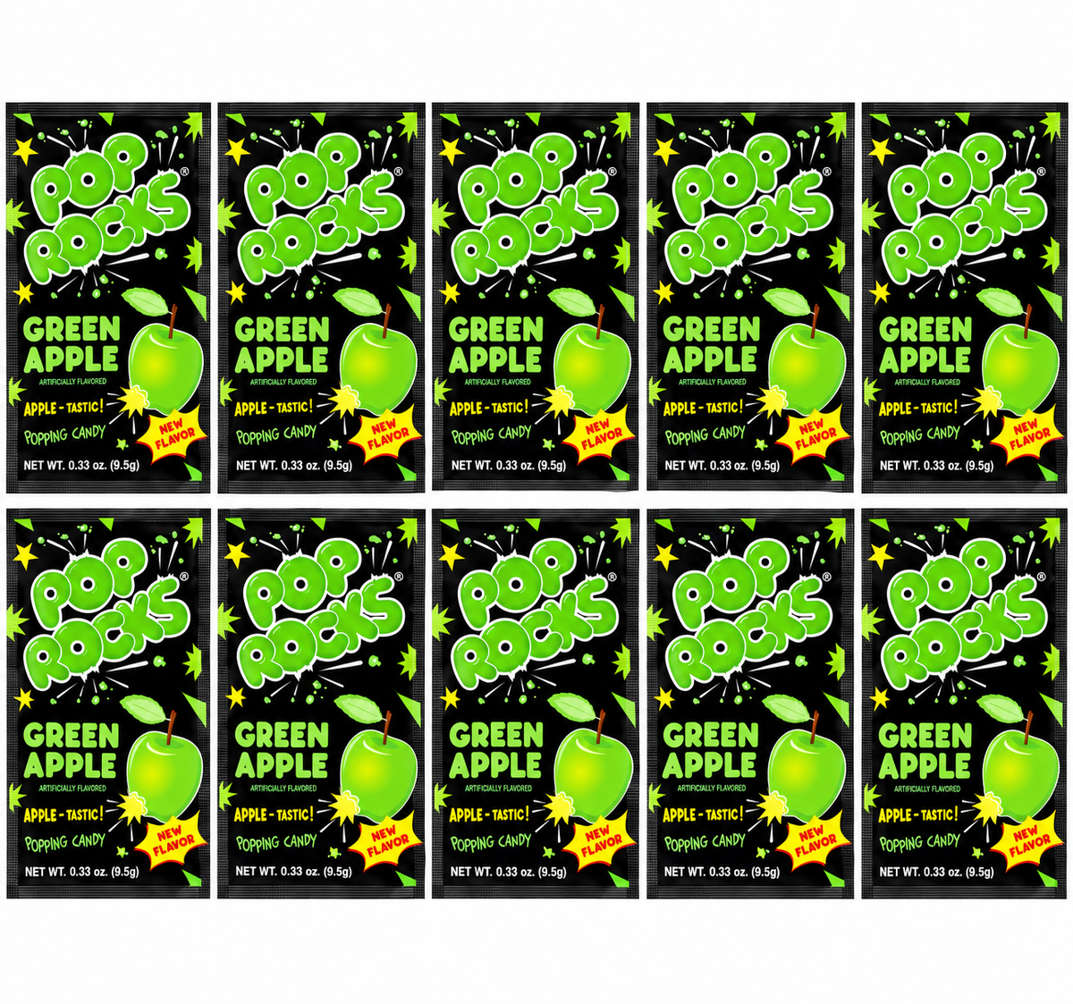 Pop Rocks Popping Candy 10 Pack Choose Your Flavor Fun Fizzy Crackling Candy Individual Packs Party Favors Snacks