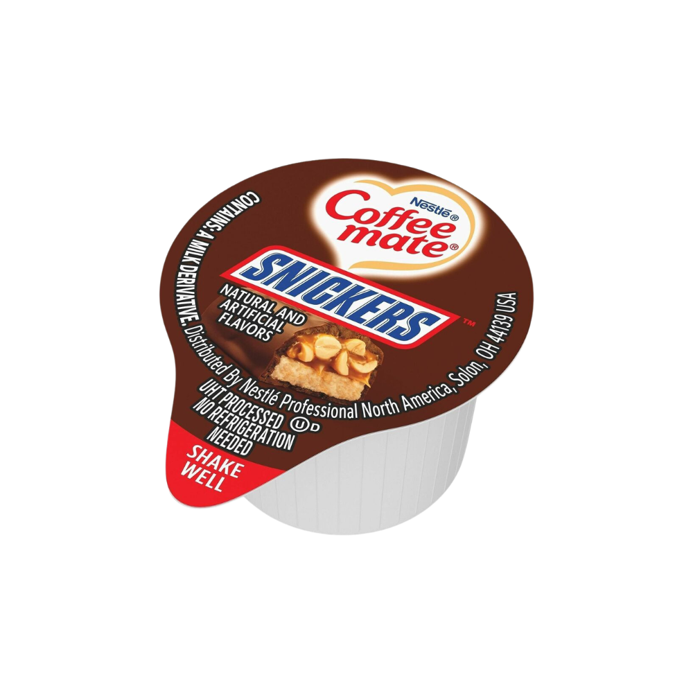 Coffee Mate Liquid Creamer Singles Variety Pack 60 Count, 4 Flavors, No Refrigeration, Single Serve Coffee Creamers