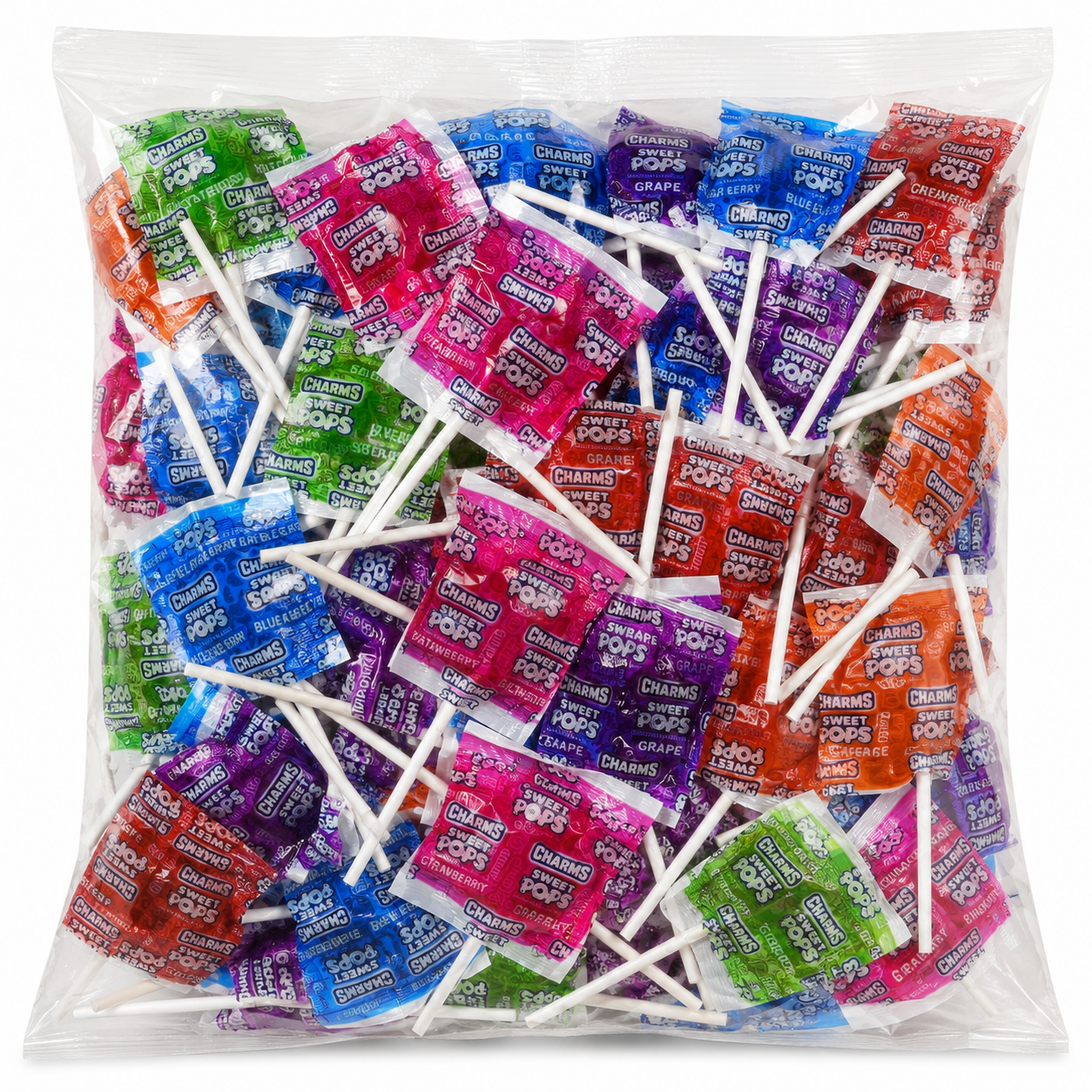Charms Sweet Pops Lollipops – Bulk 1 Pound