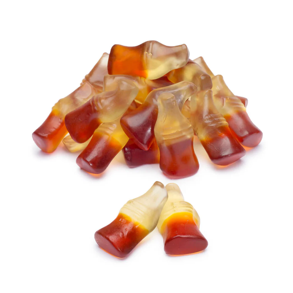 HARIBO Happy Cola Gummy Candy 2 Pack (5oz Each), Classic Cola Bottle Gummies, Soft & Chewy Sweet Snacks