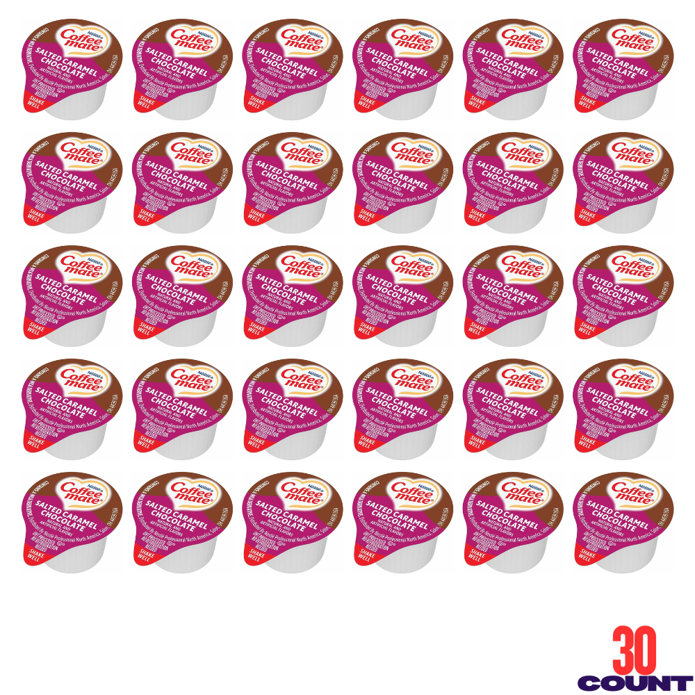 Coffee Mate Creamer Singles 30 Count, Single Serve Coffee Creamers, No Refrigeration, Choose Your Flavors