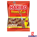 HARIBO Happy Cola Gummy Candy 12 Pack (5oz Each), Classic Cola Bottle Gummies, Soft & Chewy Sweet Snacks