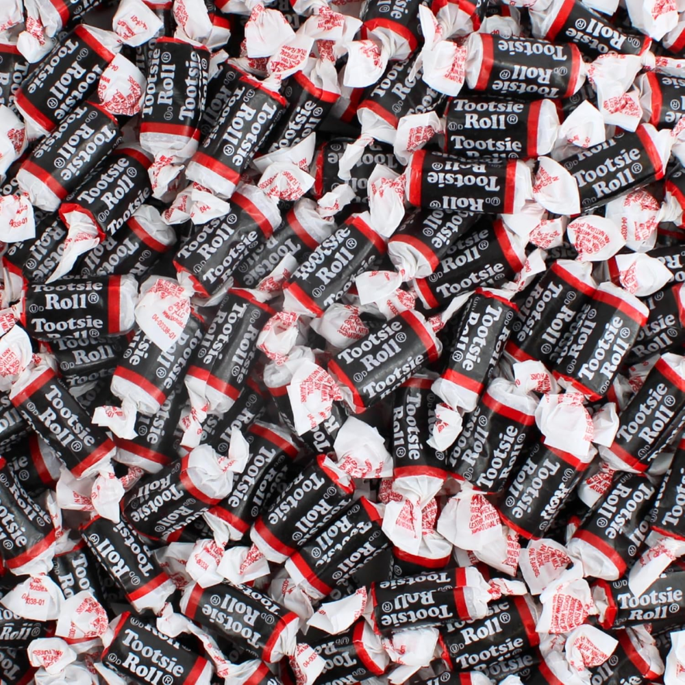 Tootsie Midgees Chewy Taffy Candy Bulk Bag, Individually Wrapped, Gluten Free Chocolate Candy, Party & Snack Treats