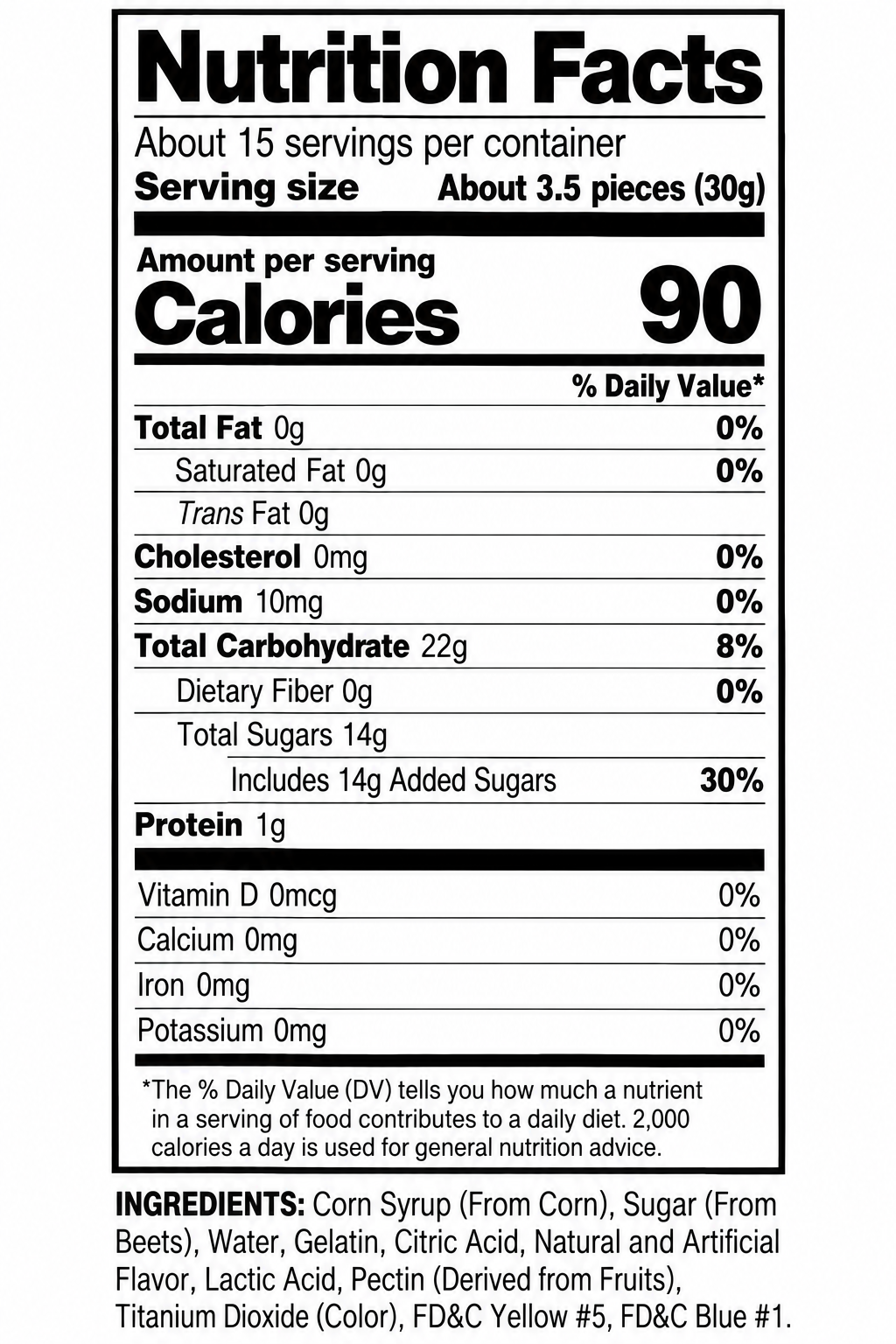 Sour Peach Rings Gummy Candy, Bulk 1 LB (16 oz)