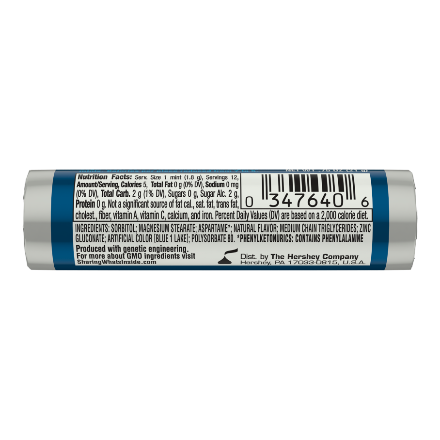 Breath Savers Sugar Free Peppermint Mints Pack of 6 Rolls Long Lasting Fresh Breath