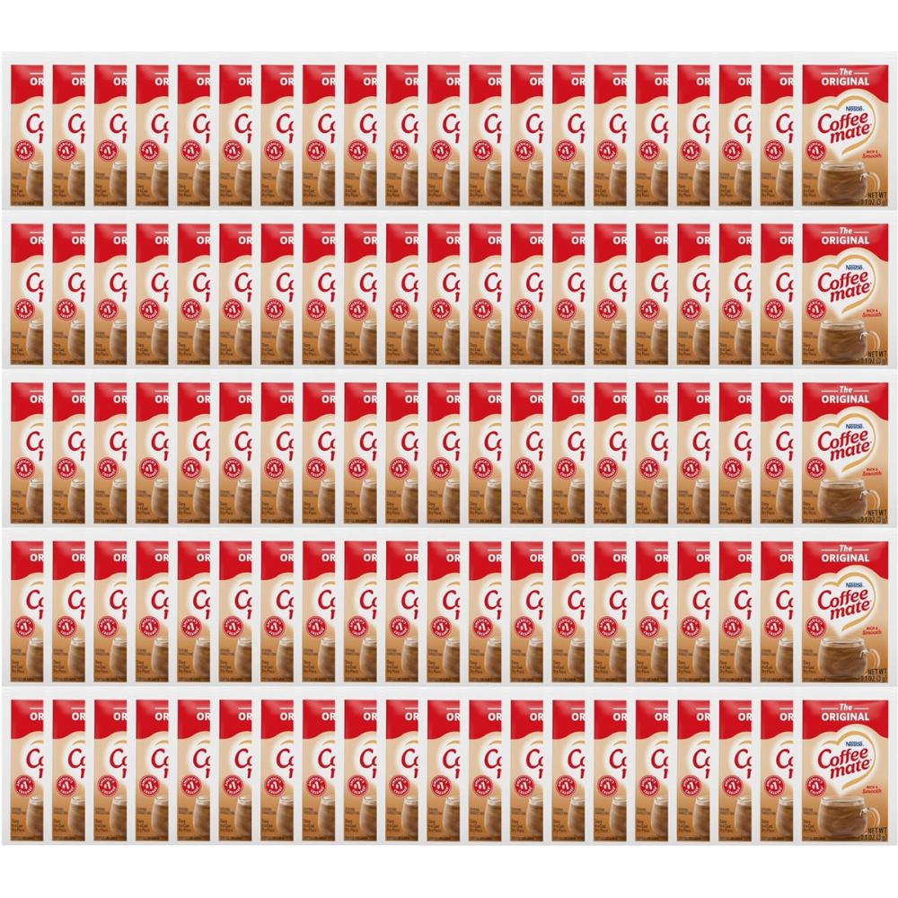 Coffee Mate Original Powdered Creamer 3 Gram Packets Bulk Bag – Single Serve Non-Dairy Coffee Creamer, No Refrigeration