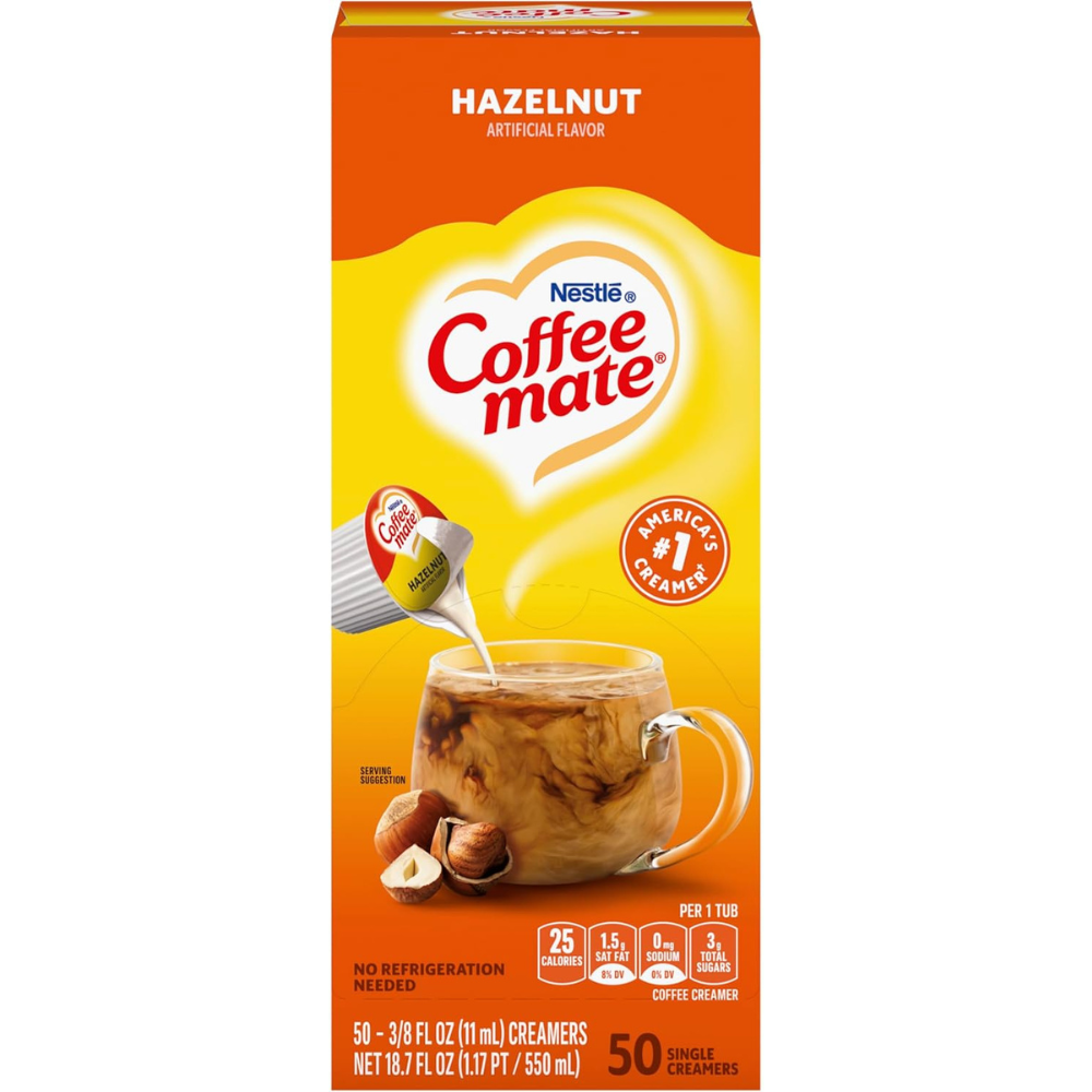 Nestle Coffee Mate Liquid Coffee Creamer Singles, 50 Ct Box (1 Count)