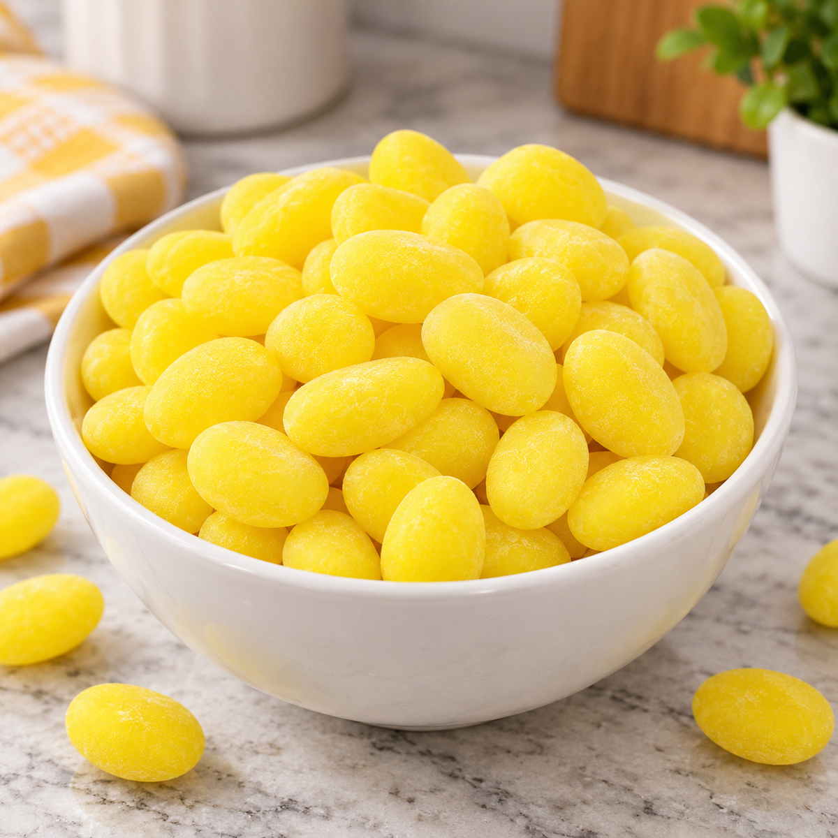 Sanded Lemon Drops Bulk 1 Pound