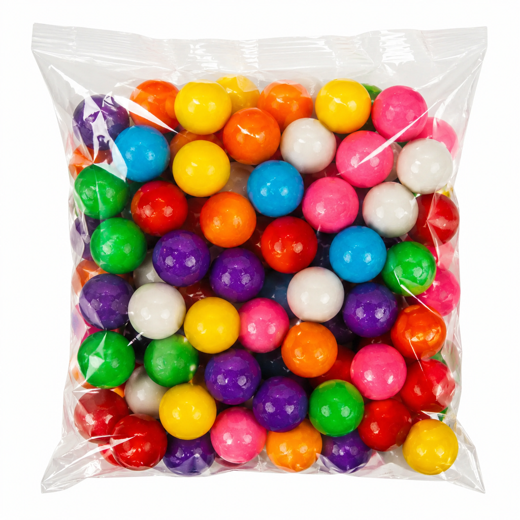 Gumballs - Assorted Fruit - Bulk Bag for Parties Candy Buffets and Vending