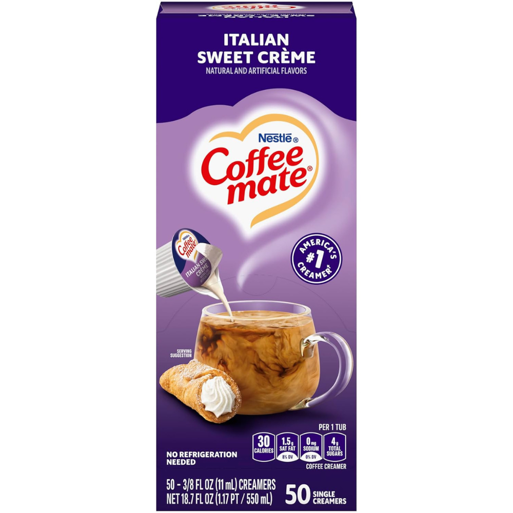 Nestle Coffee Mate Liquid Coffee Creamer Singles, 50 Ct Box (1 Count)