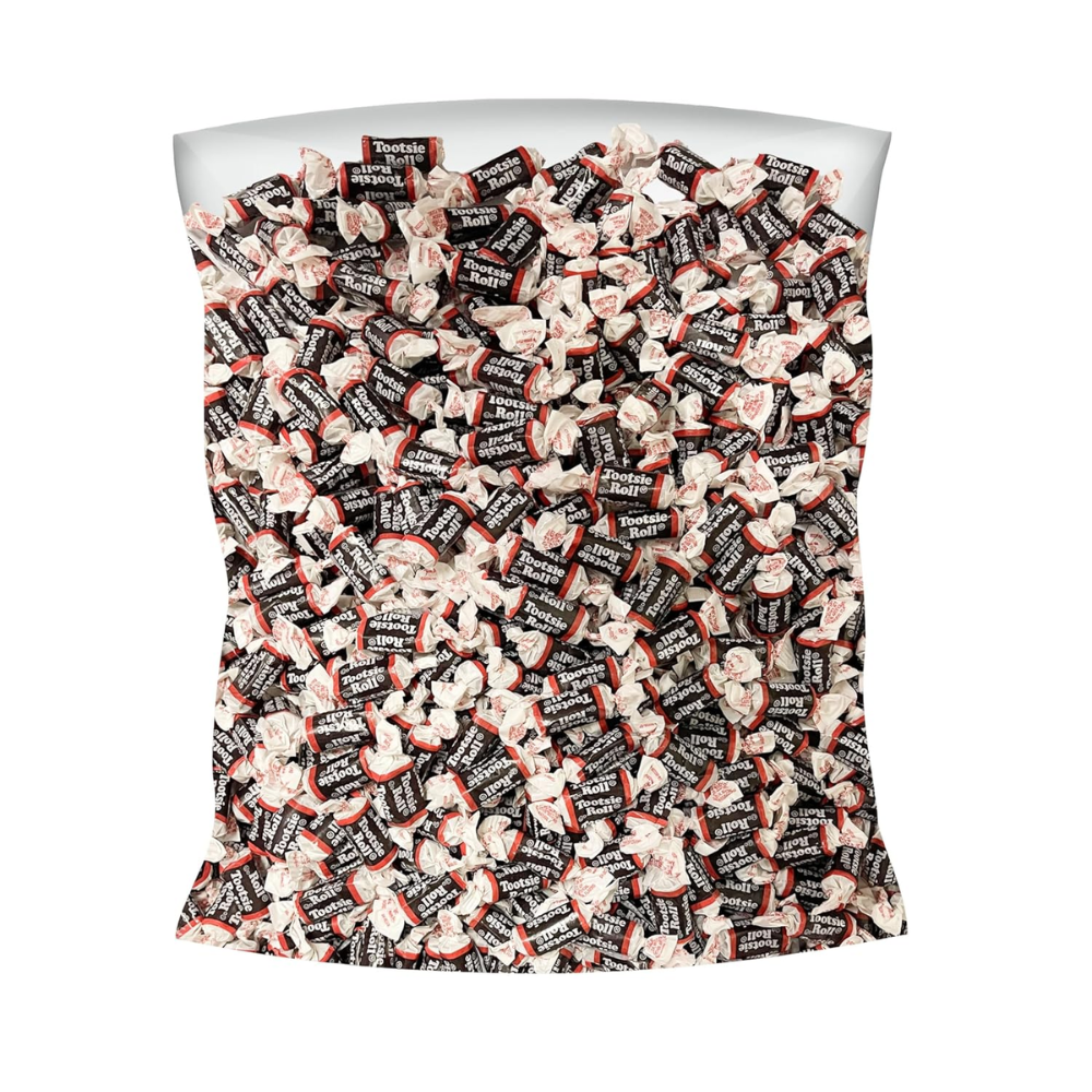 Tootsie Midgees Chewy Taffy Candy Bulk Bag, Individually Wrapped, Gluten Free Chocolate Candy, Party & Snack Treats
