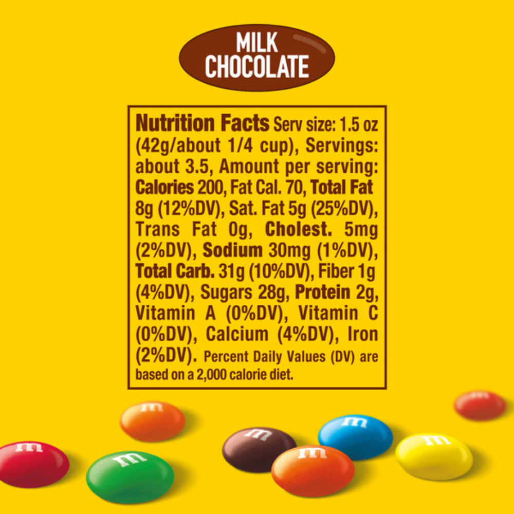 M&M’s Milk Chocolate Candy Fun Size Packs, Crunchy Shell & Creamy Center, Bulk Sharing Pack