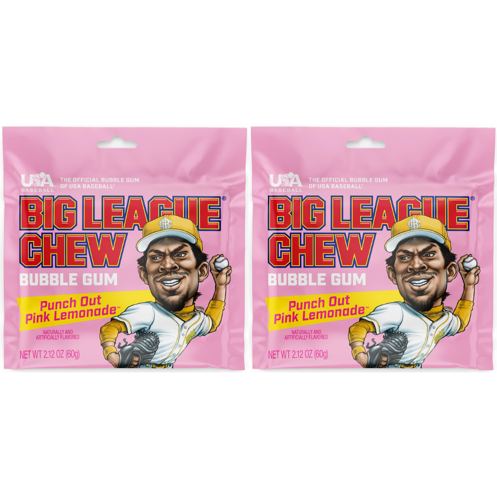 Big League Chew Bubble Gum (2 Pack) - Shredded Gum, Fun Snack & Party Treat
