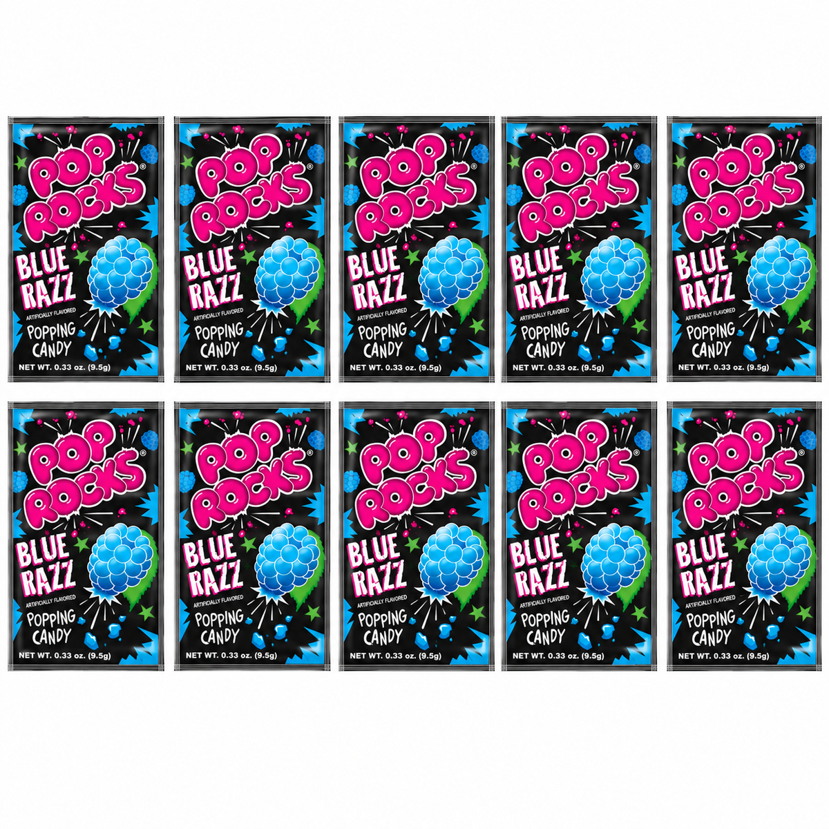 Pop Rocks Popping Candy 10 Pack Choose Your Flavor Fun Fizzy Crackling Candy Individual Packs Party Favors Snacks
