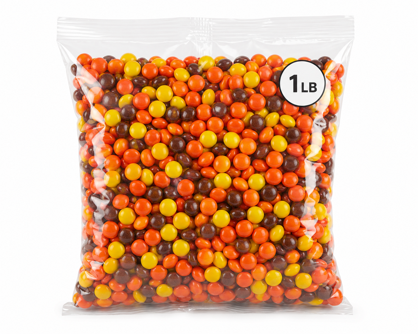 REESE'S PIECES Peanut Butter Candy Bulk Bag, Chocolate Candy Coated Peanut Butter Treats, Movie Theater Candy
