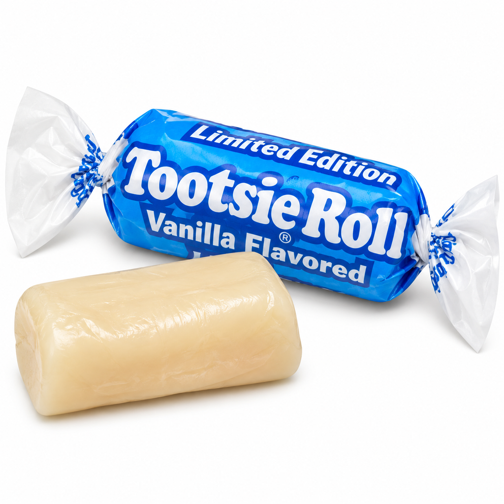 Tootsie Roll Vanilla Midgees, 1 lb Bulk Candy Bag - Limited Edition