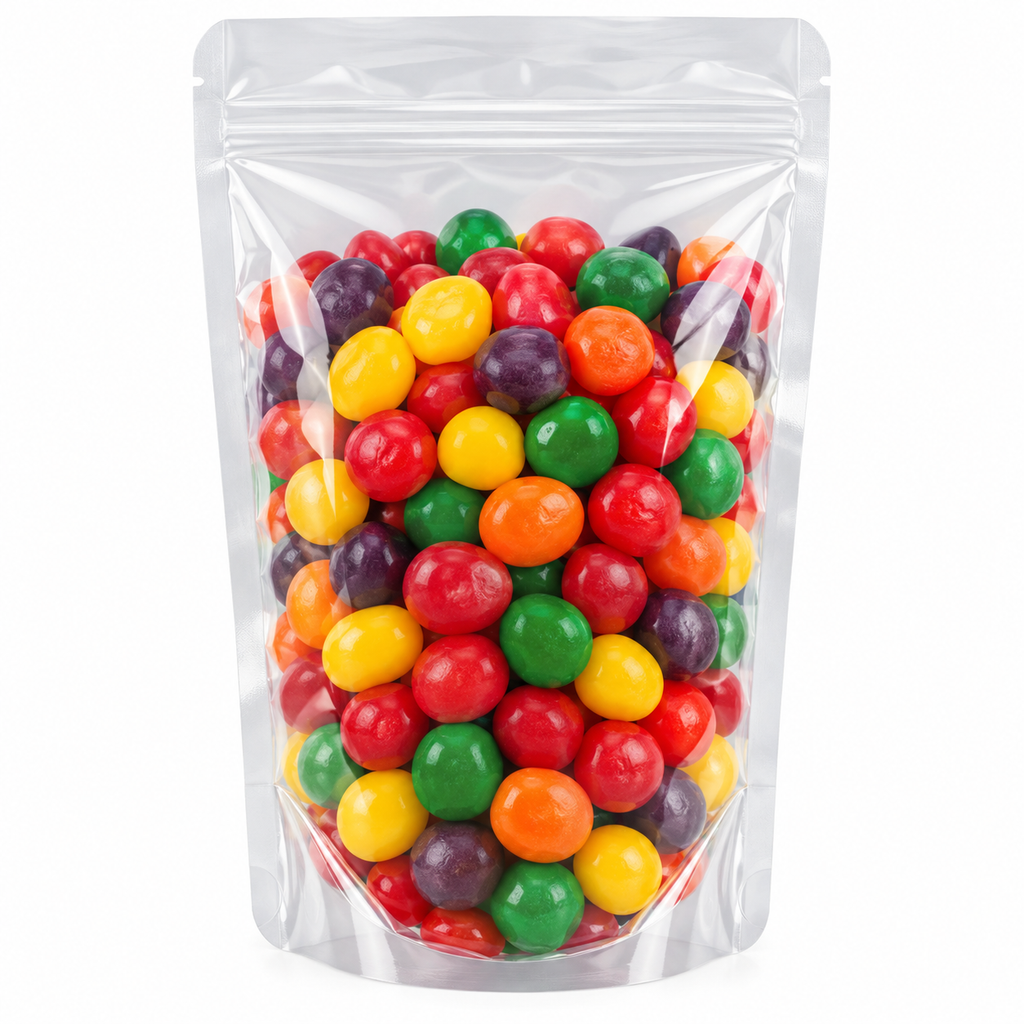 Assorted Chewy Fruit Sours Candy, 1 LB Bulk Bag