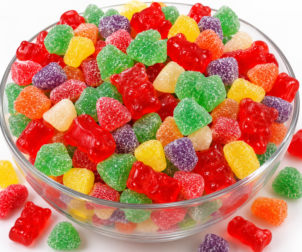 Sweet Heat Gummy Candy Variety Mix 1.5 lb | Spearmint Leaves, Cinnamon Bears & Spice Drops |