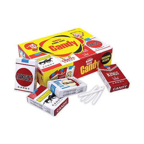 World Confections Candy Cigarettes 2 Boxes (24 Packs in Each), Classic Chalk Candy Sticks, Retro Candy Treat