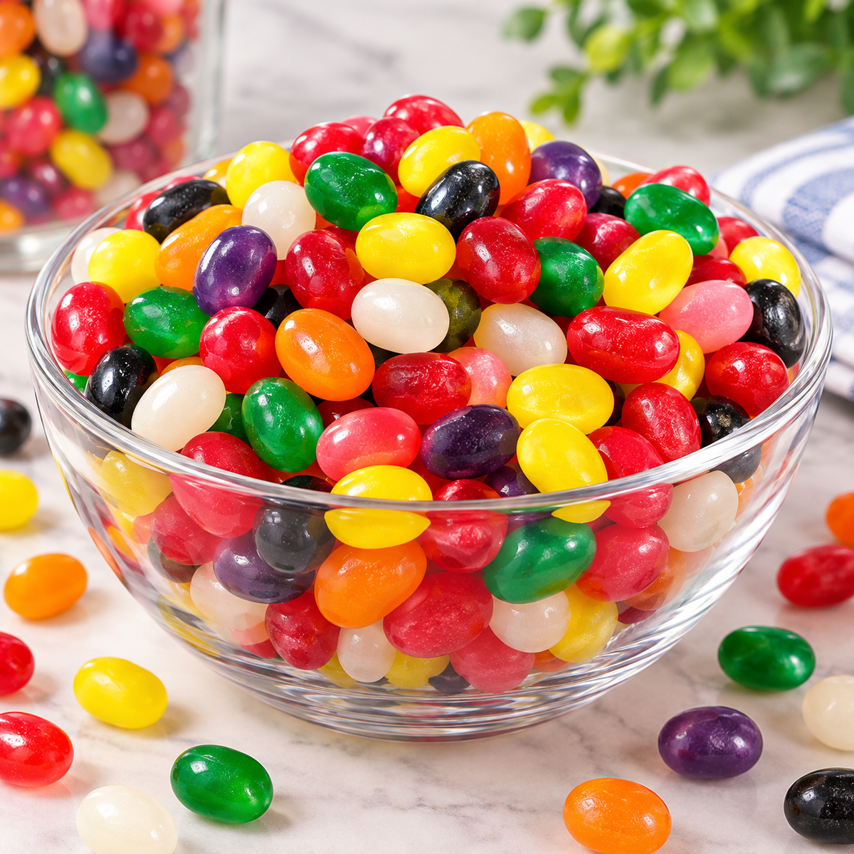 Assorted Jelly Beans, 1 lb Bag - 8 Fruity & Classic Flavors
