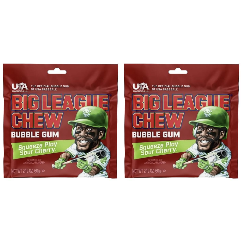 Big League Chew Bubble Gum (2 Pack) - Shredded Gum, Fun Snack & Party Treat