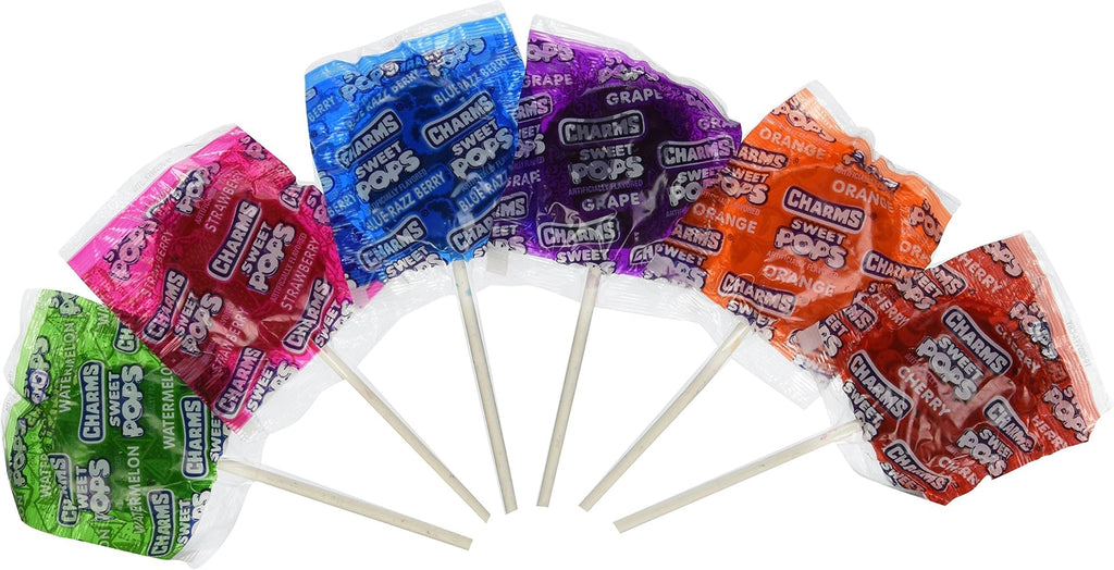Charms Sweet Pops Lollipops – Bulk 1 Pound