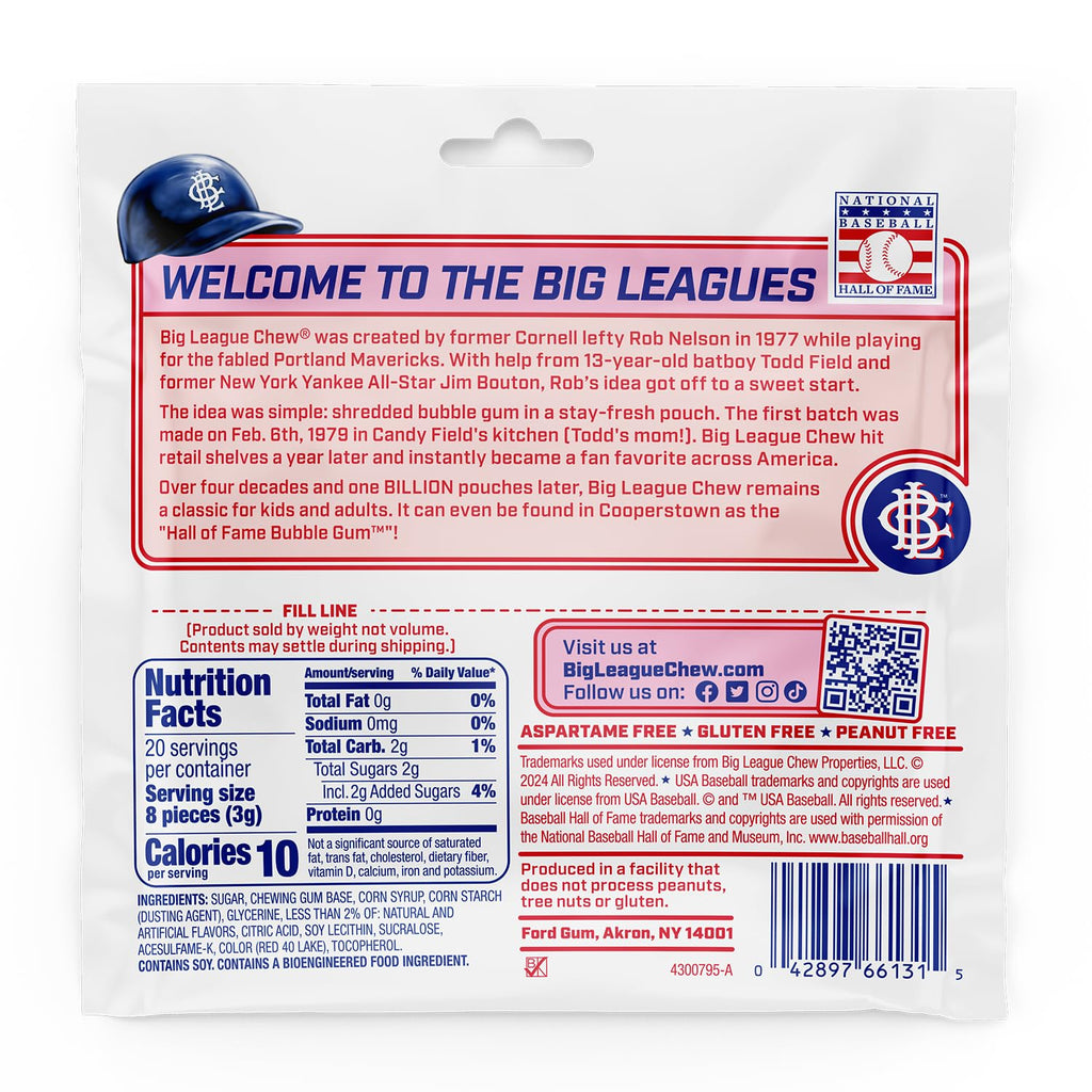 Big League Chew Pink Lemonade 12 Ct