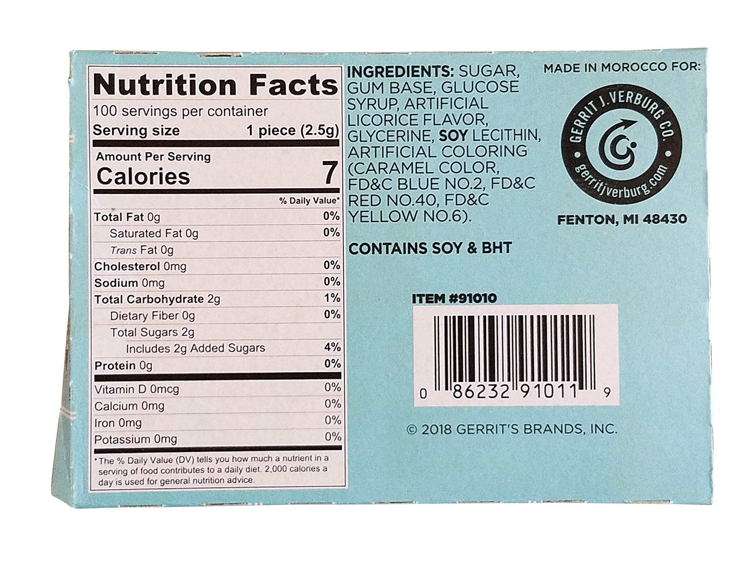 Black Jack & Clove Chewing Gum 10 Pack, 5 Each Flavor, 5 Sticks per Pack, Vintage Licorice & Spiced Gum