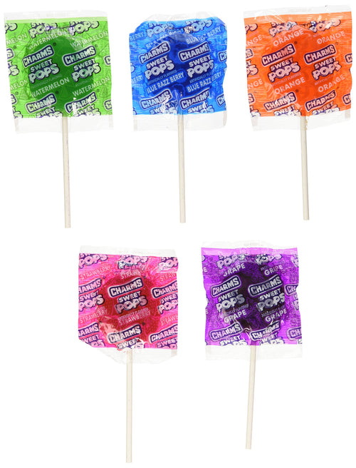 Charms Sweet Pops Lollipops – Bulk 1 Pound