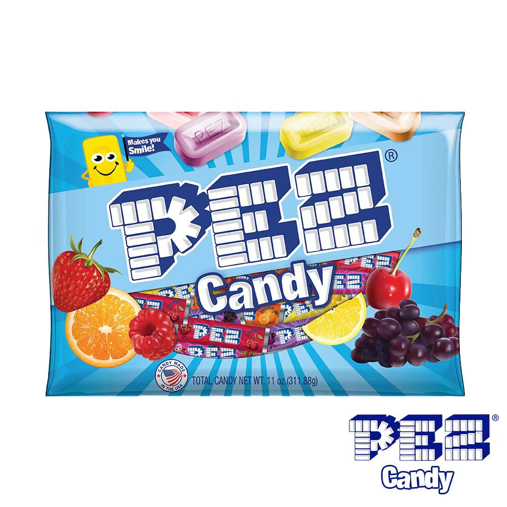 Pez Assorted Fruit Laydown Bag 11oz