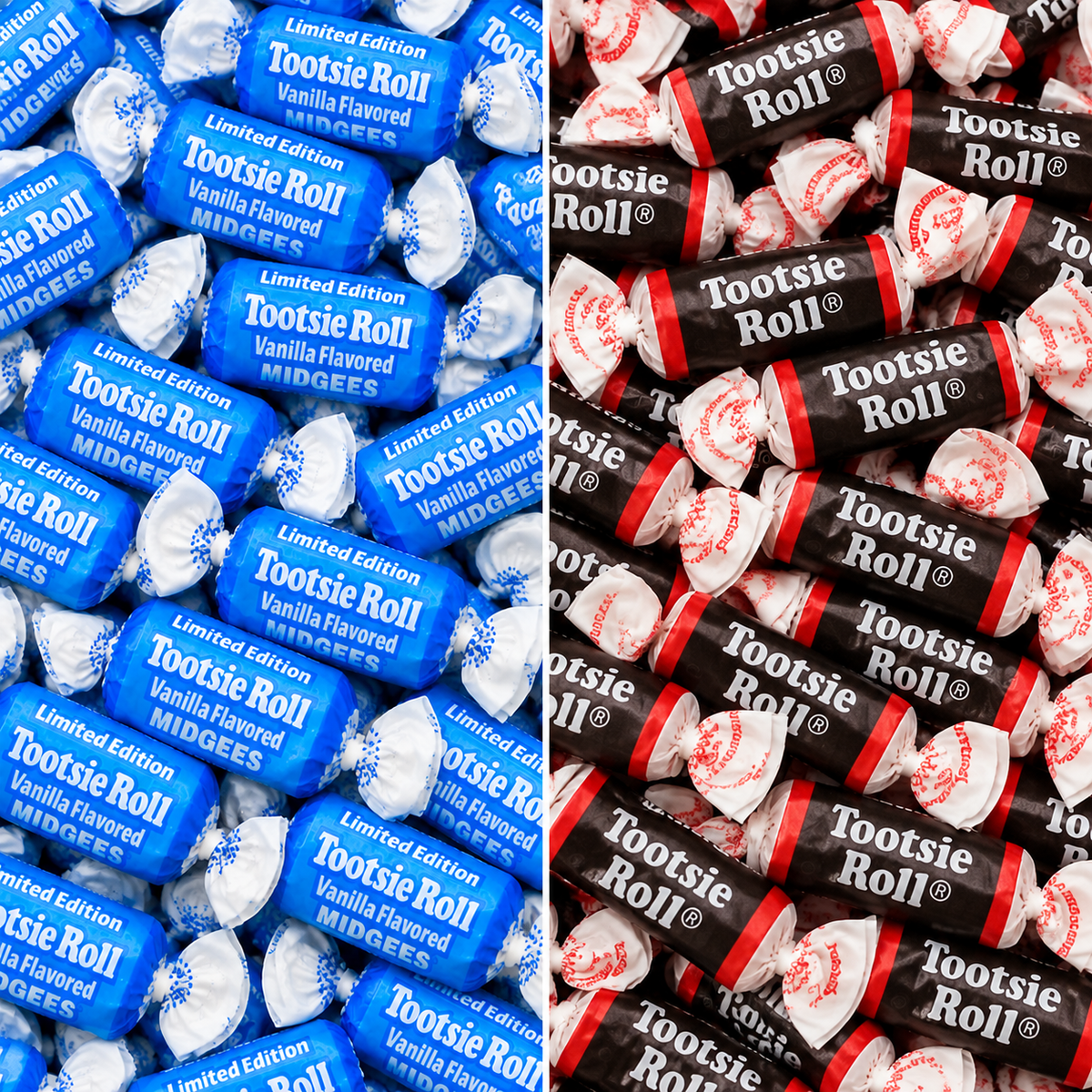 Tootsie Roll Original & Vanilla Midgees Candy Mix, 1 lb Bag