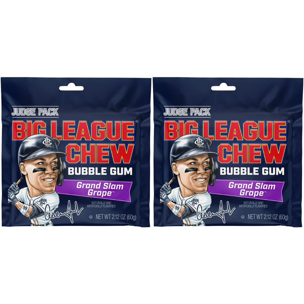 Big League Chew Bubble Gum (2 Pack) - Shredded Gum, Fun Snack & Party Treat