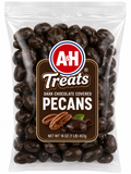 Dark Chocolate Covered Pecans 16 OZ Gourmet Chocolate Candy Snack with Premium Pecans