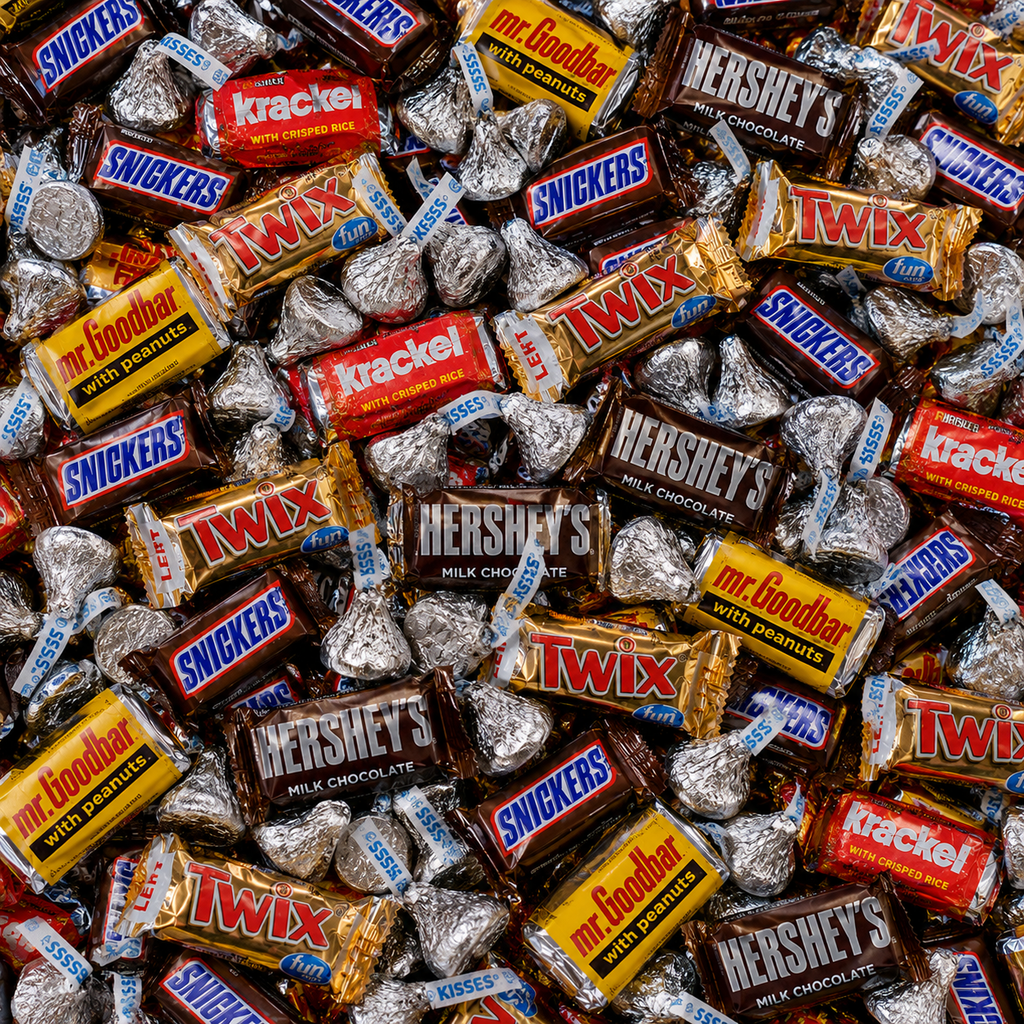 Assorted Chocolate Variety Pack Individually Wrapped Fun Size Candy Mix for Parties Holidays Candy Bowls and Treat Bags