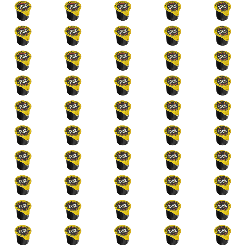 SToK Cold Brew Espresso Shots 50 Pack, 40mg Caffeine Single Serve Coffee Boosters, Ready to Drink Coffee Add-In Pods