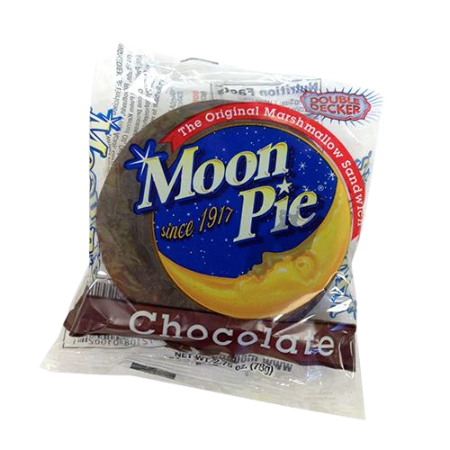 Chattanooga Moon Pie Double Decker Chocolate Cookies (12 Count), Marshmallow Sandwich Cookies, Classic Southern Snack Cakes
