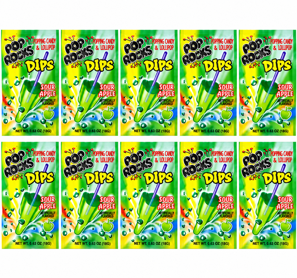 Pop Rocks Popping Candy 10 Pack Choose Your Flavor Fun Fizzy Crackling Candy Individual Packs Party Favors Snacks