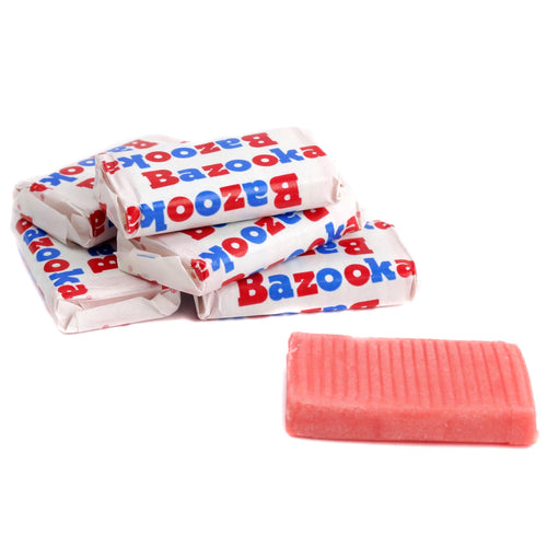 1 LB Bazooka Original Bubble Gum, Bulk Nostalgic Gum